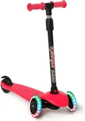 Dragon Işıklı Pembe Scooter - Led Işıklı Scooter