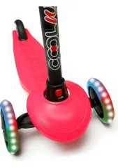 Dragon Işıklı Pembe Scooter - Led Işıklı Scooter