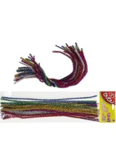 Şönil Simli 30 Cm 7 Renk 25 Li Paket