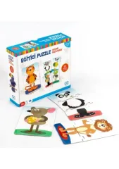 Neşeli Hayvanlar Eğitici Puzzle