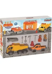 PİLSAN-Damperli Inşaat Taşıma Seti (Inşaat Seti)