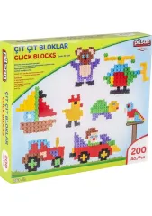 PİLSAN- Çıtçıt Bloklar Kutulu (200 Parça)